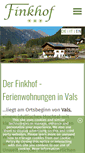 Mobile Screenshot of ferienwohnung-vals.com